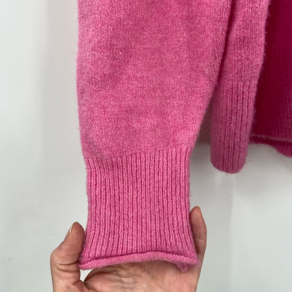 J. Crew Pink Rollneck Sweater Small - Picture 2 of 7